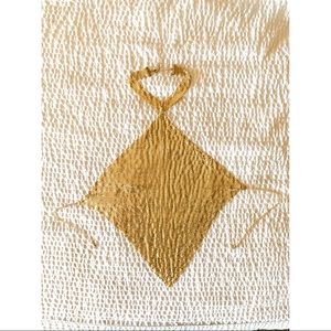 ༺ Gold Halter Body Chain ༻